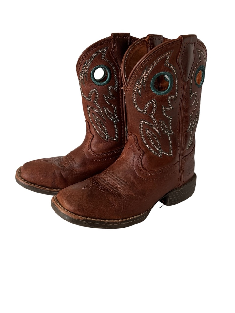 Justin Boots Brown Kids Leather Boots